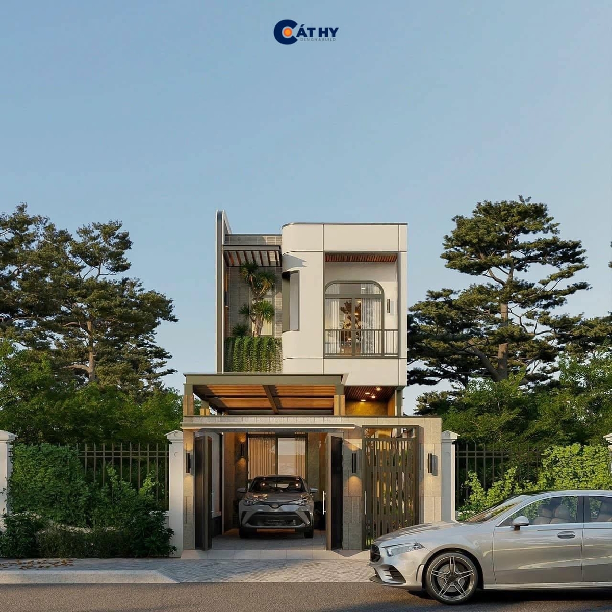 Mẫu Q's House - 6x18m