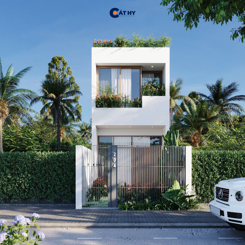 Mẫu nhà trệt lầu - 5x16m